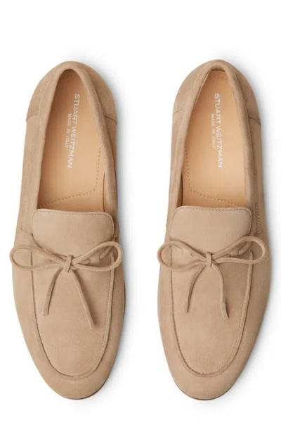 Stuart Weitzman Bennett Loafer In Brown