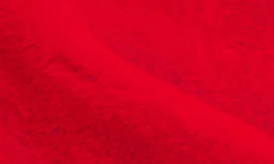 Laundry By Shelli Segal Faux Fur Shawl Collar Shrug In Red