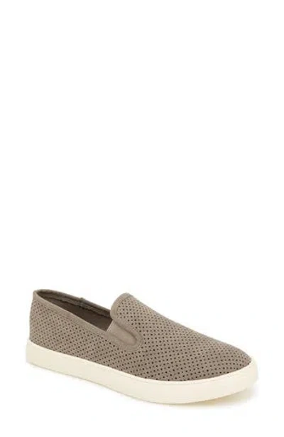 Esprit North Perforated Slip-on Sneaker In Gray