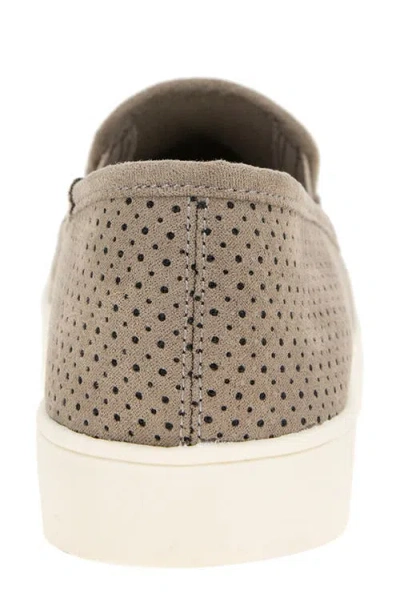Esprit North Perforated Slip-on Sneaker In Gray