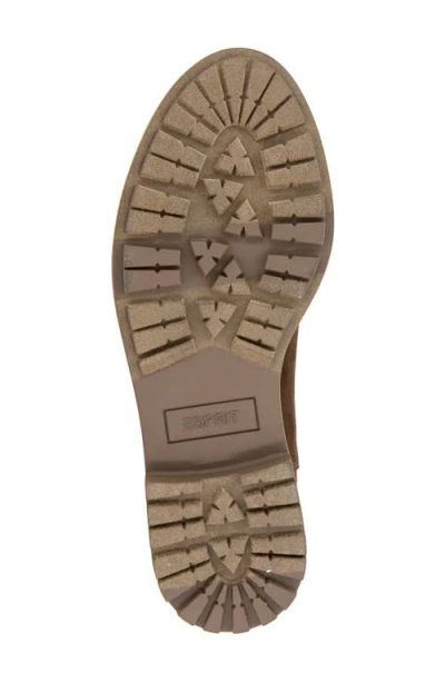 Esprit Sam Lug Sole Chelsea Boot In Brown