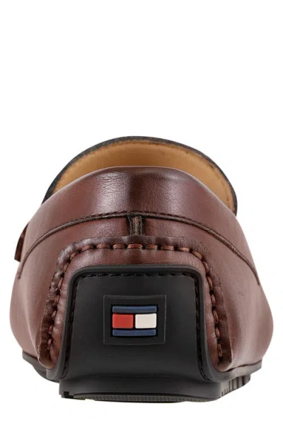 Tommy Hilfiger Men's Ruven Faux Leather Driving Loafers In Brown