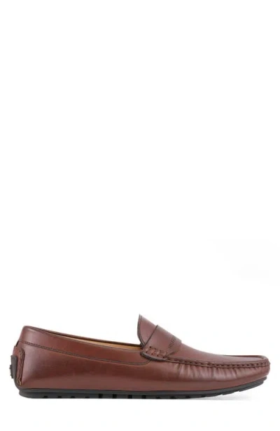 Tommy Hilfiger Men's Ruven Faux Leather Driving Loafers In Brown