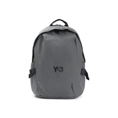 Y-3 Modern Backpack With Adjustable Straps And Pockets In Gray
