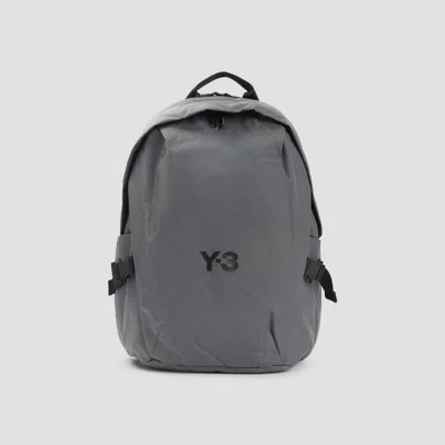 Y-3 Modern Backpack With Adjustable Straps And Pockets In Gray