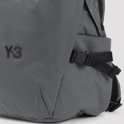 Y-3 Modern Backpack With Adjustable Straps And Pockets In Gray