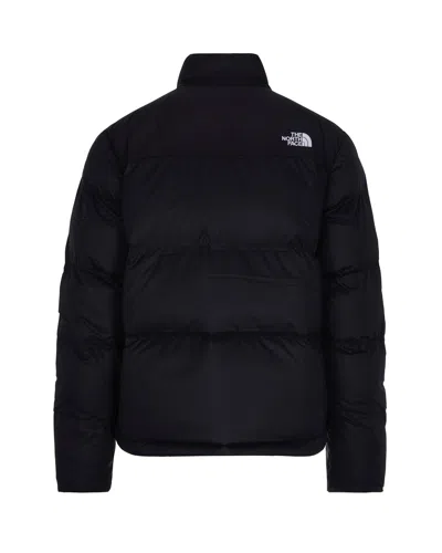 The North Face High Collar Puffer Quilted Jacket In Black