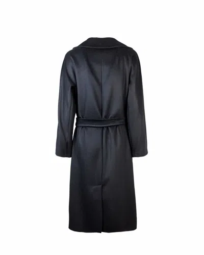 Weekend Max Mara Resina Belted Waist Coat In Black