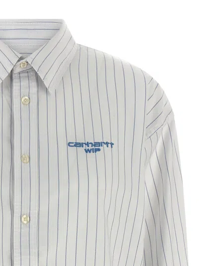 Carhartt Cassel Shirt And Blouse Light Blue In White