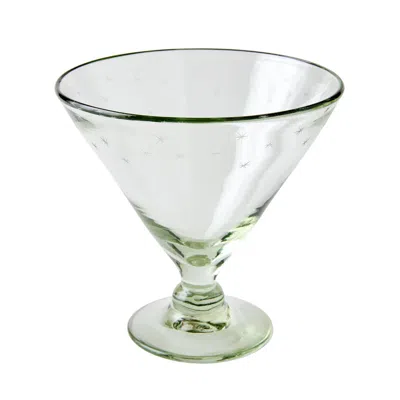 Half Past Seven White Starry Night Footed Dish — Clear In Transparent