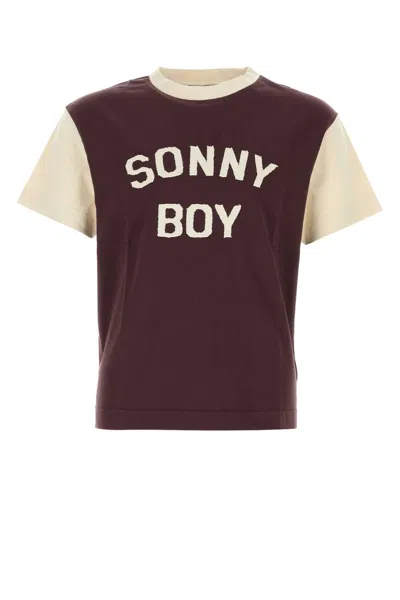 1989 Studio Purple Cotton Sonny Boy T-shirt In Animal Print