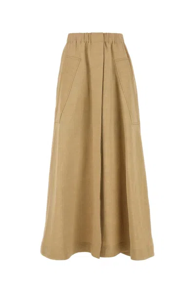 Co Camel Visse Blend Skirt In Neutral