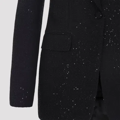 Tom Ford Sequin-embellished Wool-blend Blazer In Black