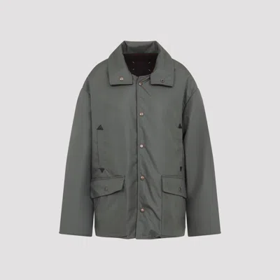 Maison Margiela Checkered Pattern Long Sleeve Jacket In Brown