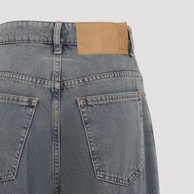 Mm6 Maison Margiela Jeans Boot-cut - Gris Claro In Blue