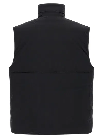 Canada Goose Quilted Sleeveless High Collar Vest In Gold