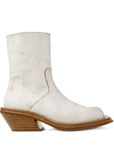 Camperlab Quetal Zip-front Square-toe Boots In Multi