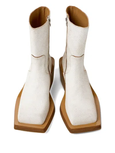 Camperlab Quetal Zip-front Square-toe Boots In Multi