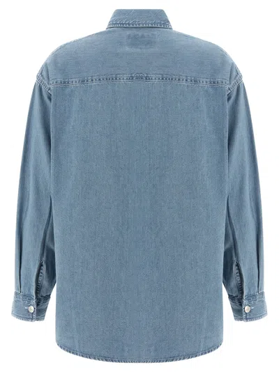 Carhartt Marly Shirt And Blouse Light Blue In Blue