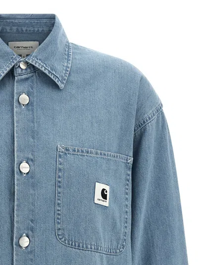 Carhartt Marly Shirt And Blouse Light Blue In Blue