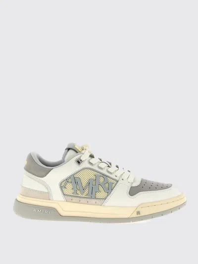 Amiri Logo-detail Leather Lace-up Low-top Sneakers In Green