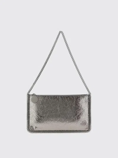 Stella Mccartney Clutch Falabella In Silver