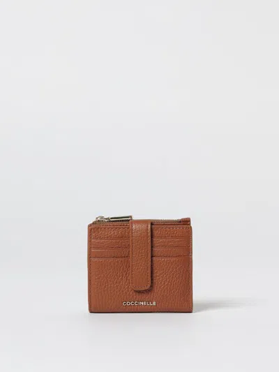 Coccinelle Leather Zip-fastening Wallet In Brown