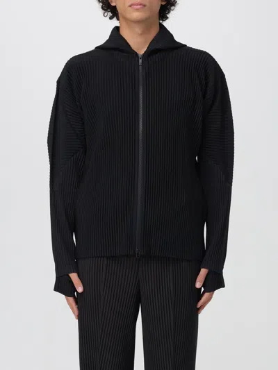 Issey Miyake Textured Pleated T-shirt With Classic Crewneck In Black
