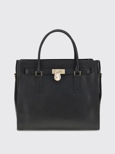 Michael Kors Leather Shoulder Bag In Black
