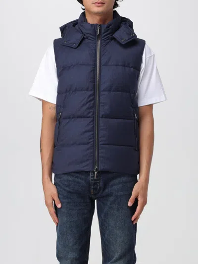 Moorer Suit Vest  Men Color Denim In Blue