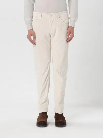 Jacob Cohen Pants  Men Color Beige In Neutral