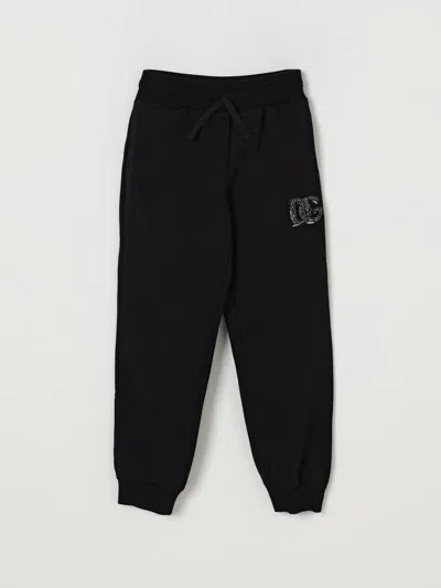 Dolce & Gabbana Logo-detail Track Pants In Black