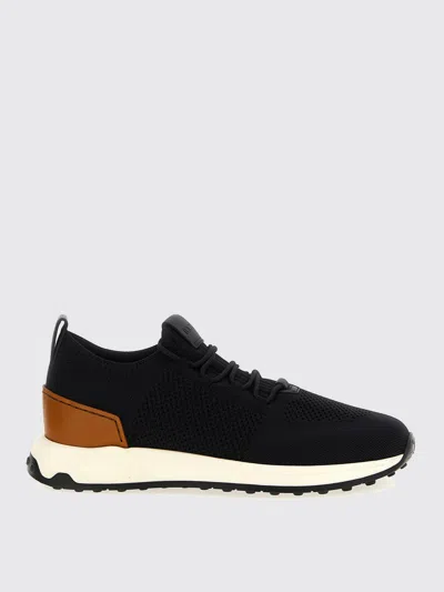Tod's Calzino Running Black Sneakers In Black