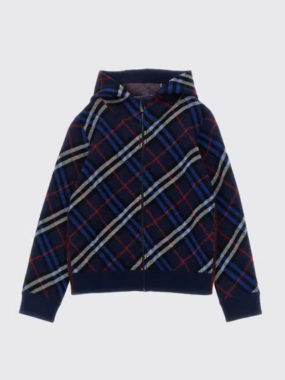 Burberry Jimmy Cardigan In Blue