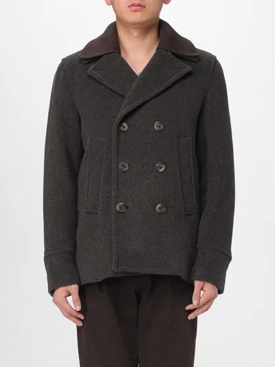Paul & Shark Coat  Men Color Brown In Black