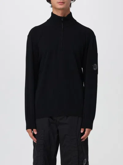 C.p. Company C.p.company "the Metropolis Series" Extrafine Merino Wool Sweater In Black