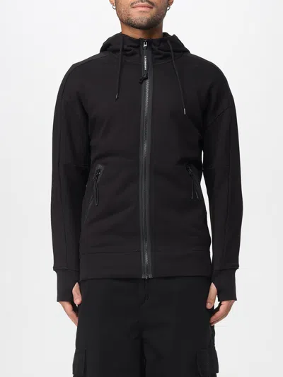 C.p. Company Hooded Jacket In Black