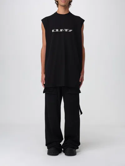 Rick Owens Drkshdw Graphic-print Sleeveless T-shirt In Black