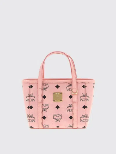 Mcm Mini Tote Bag Toni Top-zip In Pink