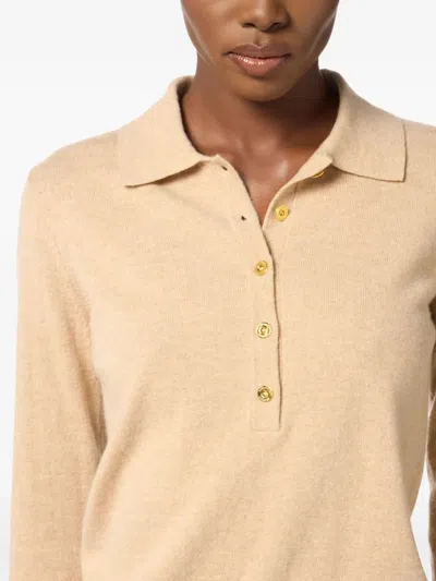 Elisabetta Franchi Sequin Midi Skirt In Brown