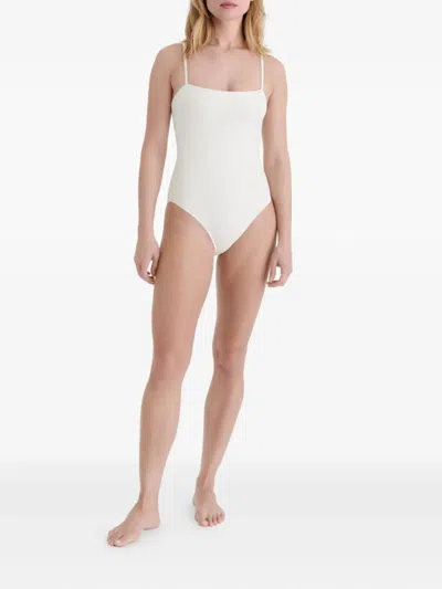 Eres Sporty Swimsuit In White In White
