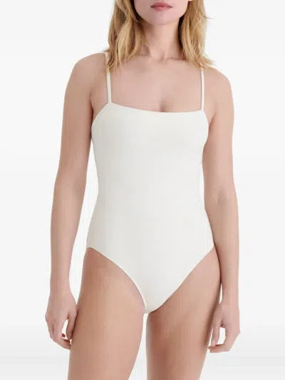 Eres Sporty Swimsuit In White In White