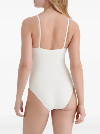 Eres Sporty Swimsuit In White In White