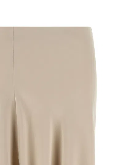 P.a.r.o.s.h Poker25 Skirts Beige In Gold