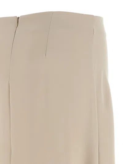 P.a.r.o.s.h Poker25 Skirts Beige In Gold