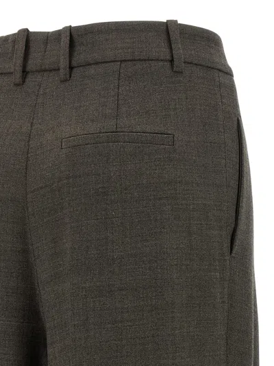 P.a.r.o.s.h Powo Pleat-detail Trousers In Gold