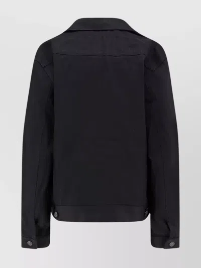 Balenciaga Tailored Long Sleeve Blazer Pockets In Black