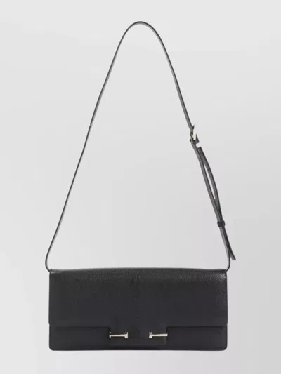 Tom Ford Black Leather Crossbody Bag