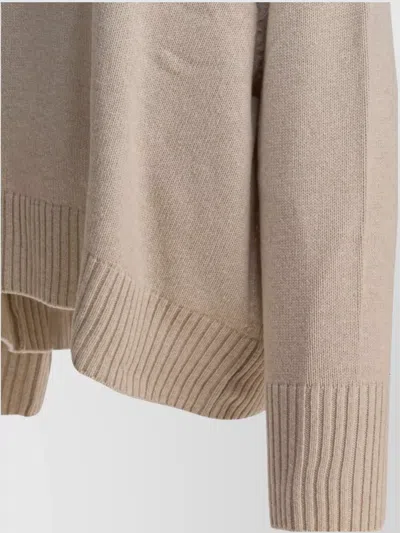 Soeur Womens Ecru Chine William High-neck Merino-wool Jumper In Multi