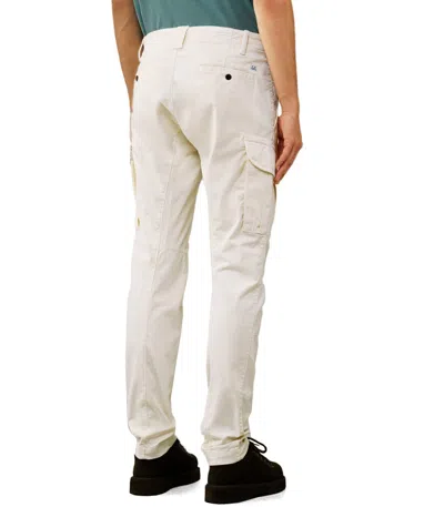 C.p. Company Stretch Sateen Pistachio Shell Cargo Pants In Multi